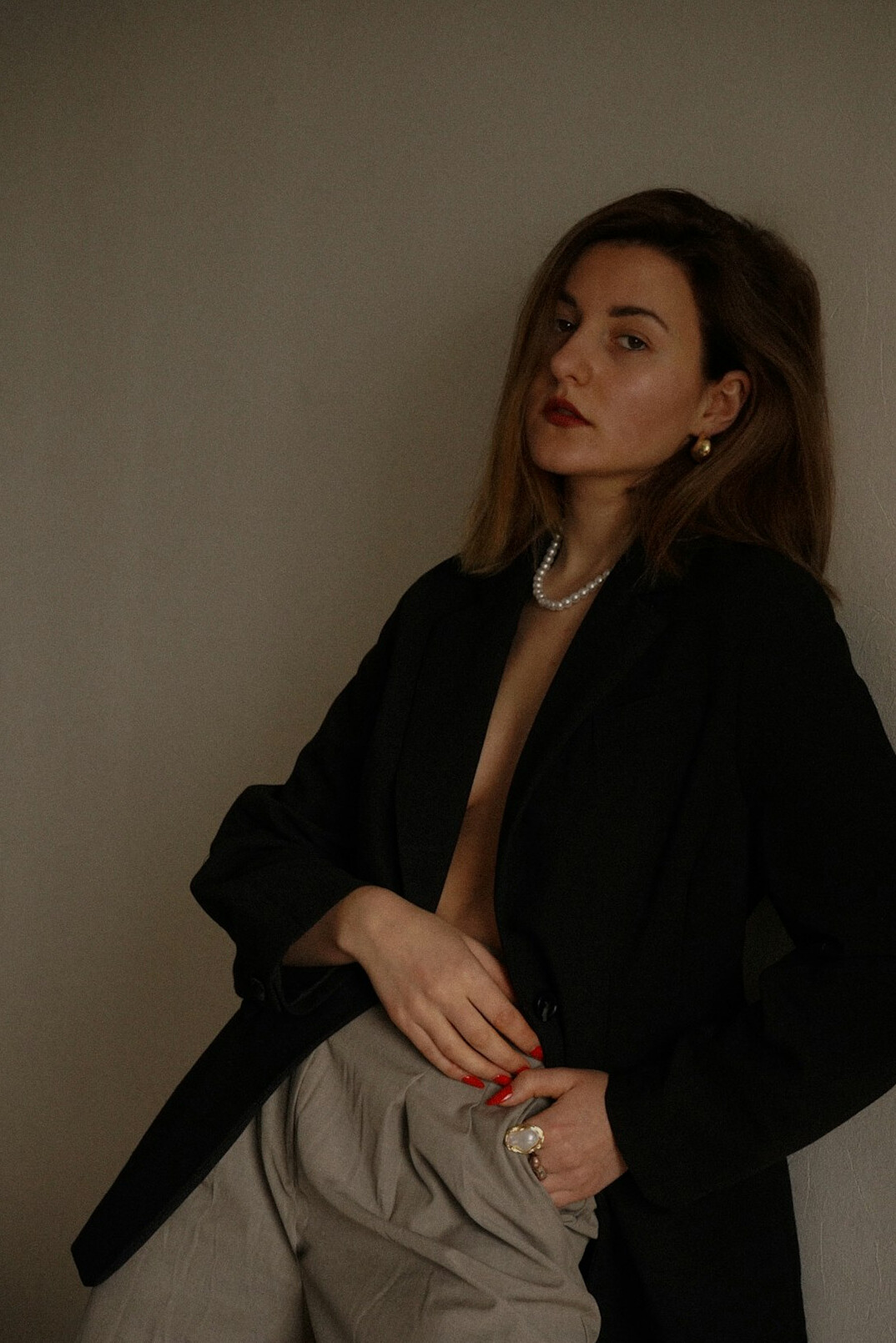 Portrait of a professional woman in a blazer