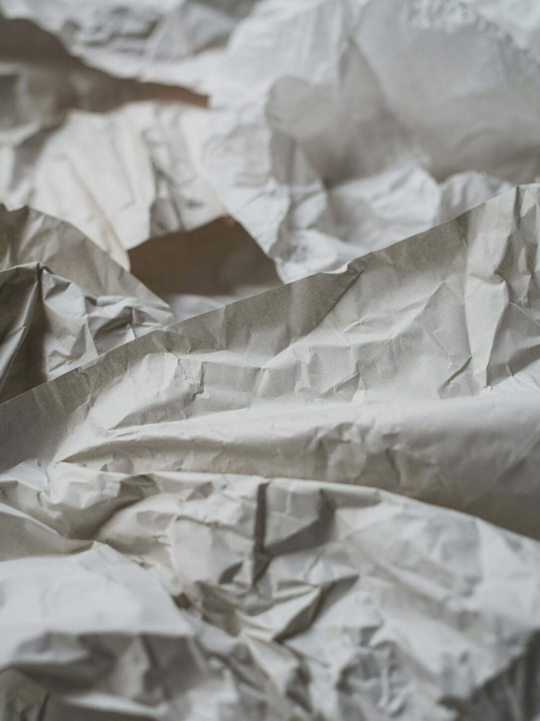 Stack of folded newspapers