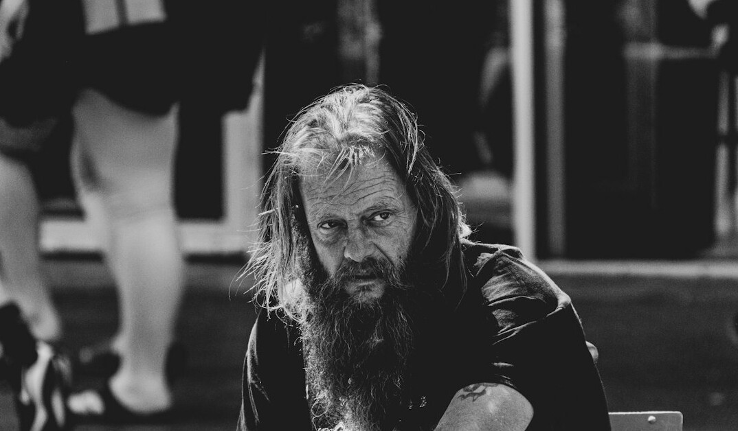 Portrait of a bearded man